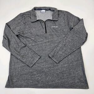 Columbia Rugged Ridge 1/4 Zip Sweater Mens XXL Sweatshirt Pullover Gray Gorpcore